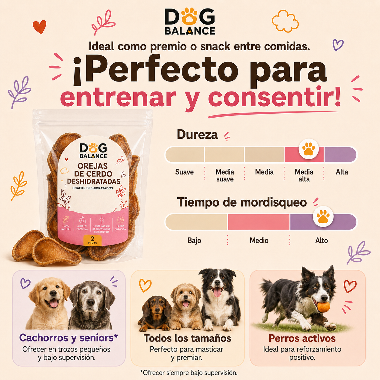 Premios Deshidratados: Oreja de Cerdo