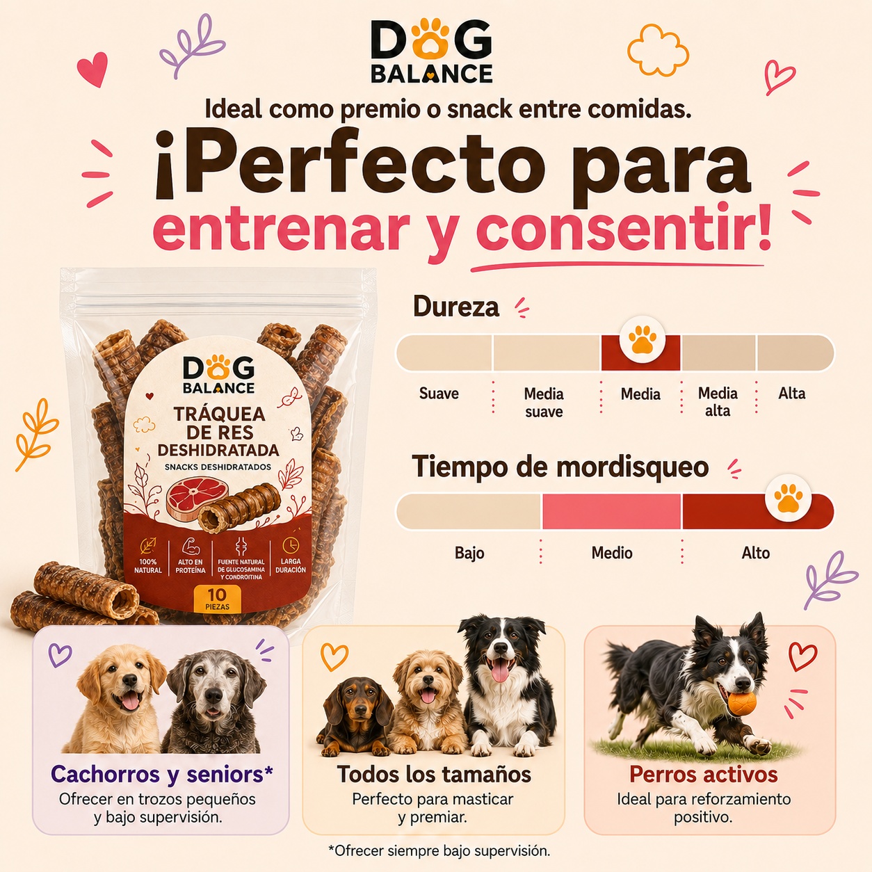 Premios Deshidratados: Tráquea de Res