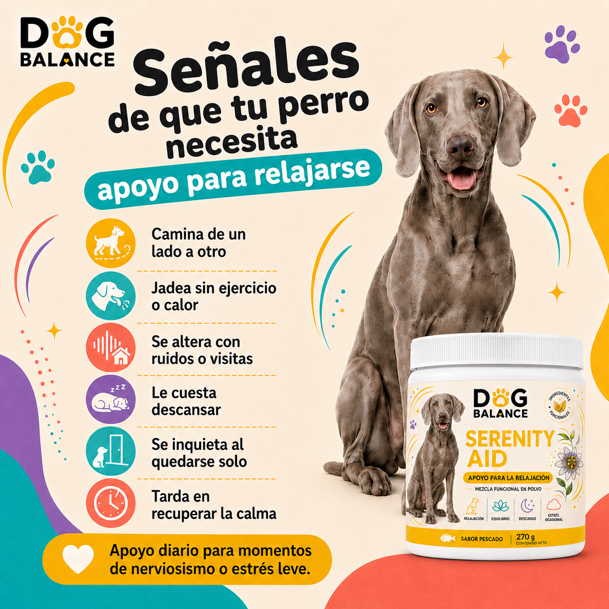 Suplemento para Calma y Relajación: Serenity Aid