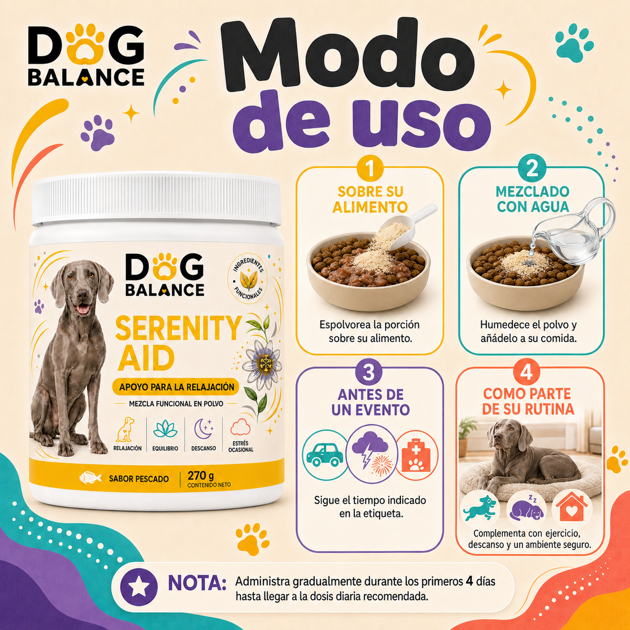 Suplemento para Calma y Relajación: Serenity Aid