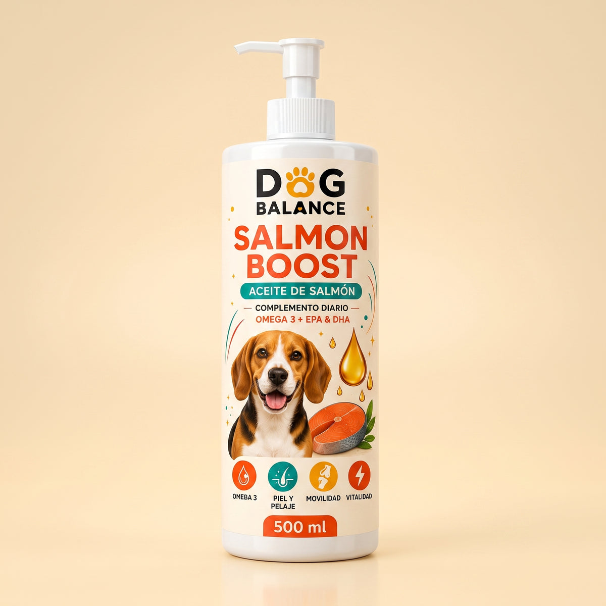 Aceite de Salmón para Perro: Salmon Boost