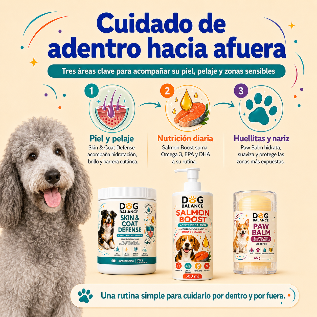 Kit Piel y Pelaje Completo: Nutrición, Brillo y Resequedad