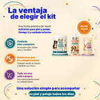 Kit Piel y Pelaje Completo: Nutrición, Brillo y Resequedad