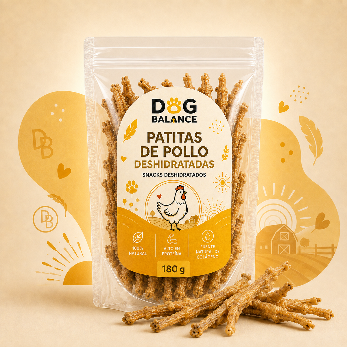 Premios Deshidratados: Patita de Pollo