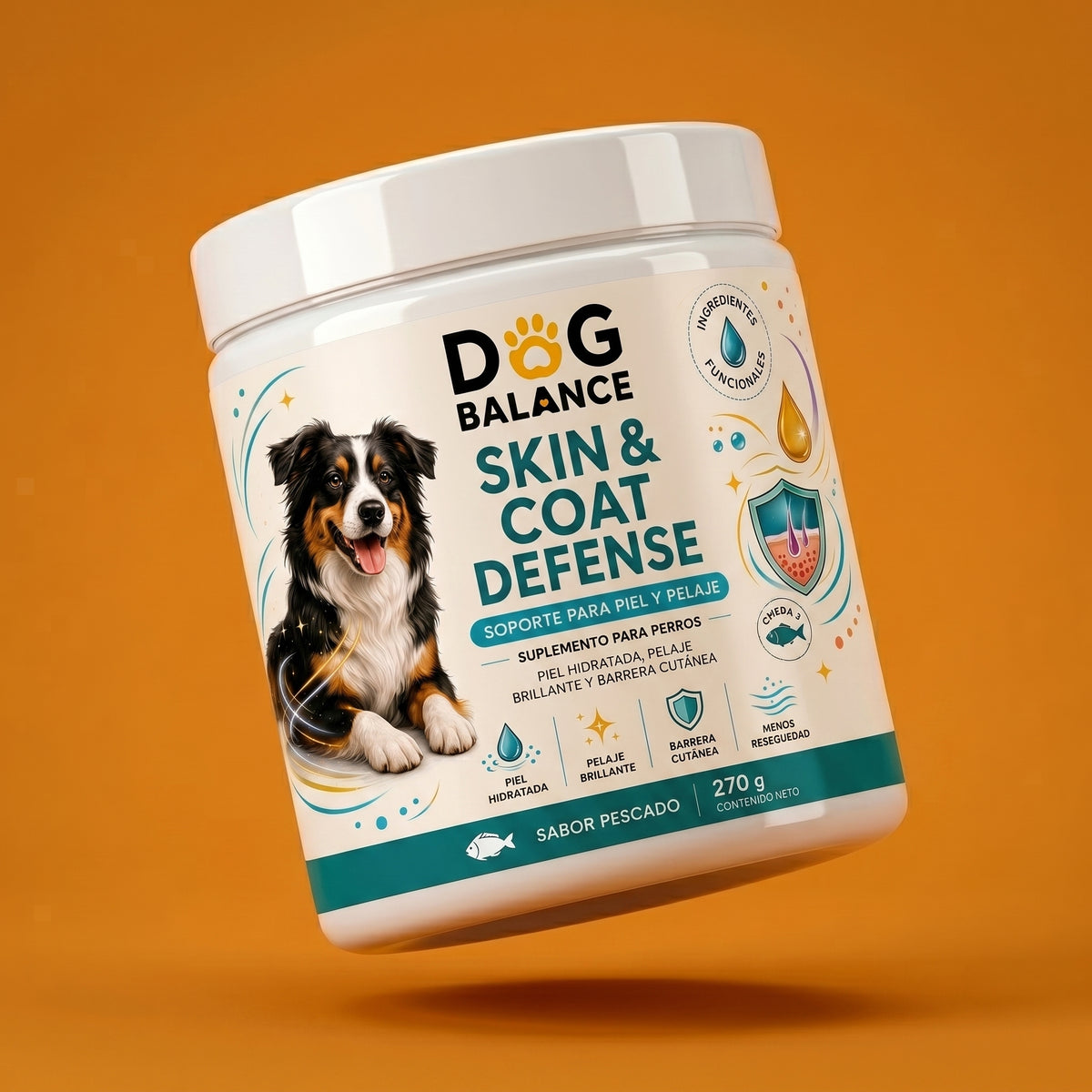 Suplemento para Piel y Pelaje: Skin & Coat Defense